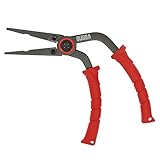BUBBA 8.5' Pistol Grip Stainless Steel Pliers, Spring Loaded with Crimping Tool and Anvil Cutter, Lanyard Hold and Sheath