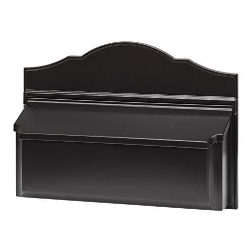 Whitehall 16600 Colonial Wall Mailbox, Black #TOP5