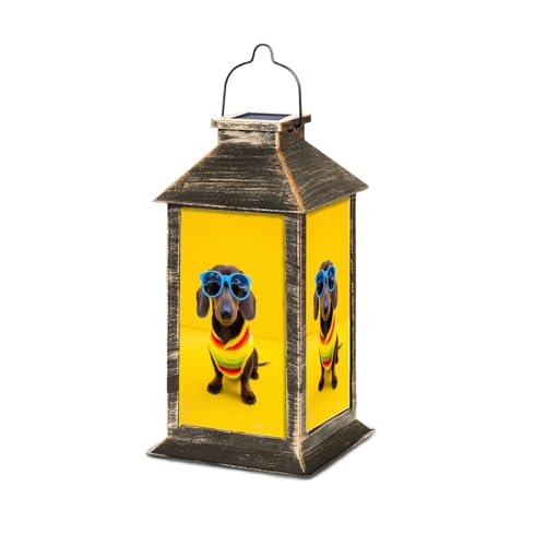 Solar Puppy Dog Solar Lantern for Garden, Patio & Camping