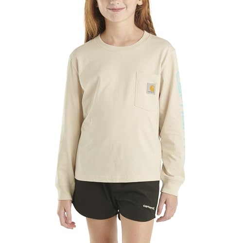 Image of Carhartt Girls Long-Sleeve Pocket Tee T-Shirt
