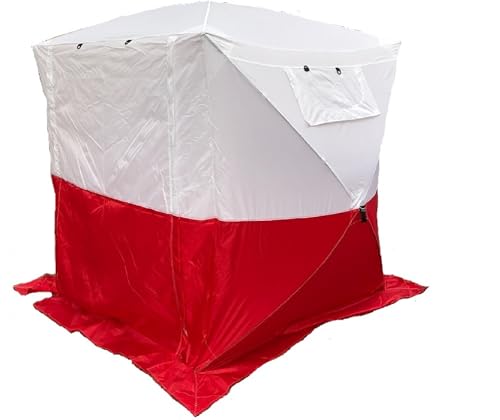 Rettungszelt, Bauzelt, Baugrubenzelt, Faltzelt, Wetterschutz, rot/weiß, in...