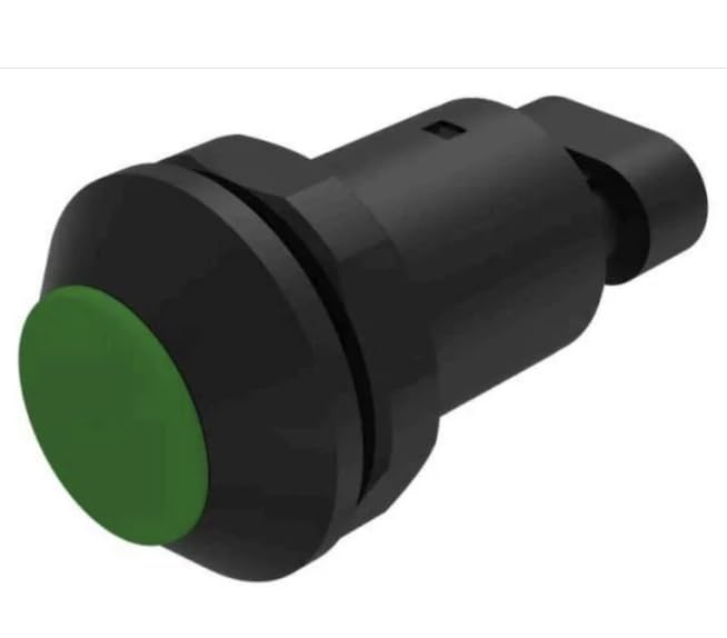 09-RS.1101.5000.M000, Magnetic/Reed Switches Series 09 Rugged Outdoor Switch Light Green (RAL - 6018) Standard Lens momentary Without Marking 1 NO Contact 48V 0.5A 10W-VA