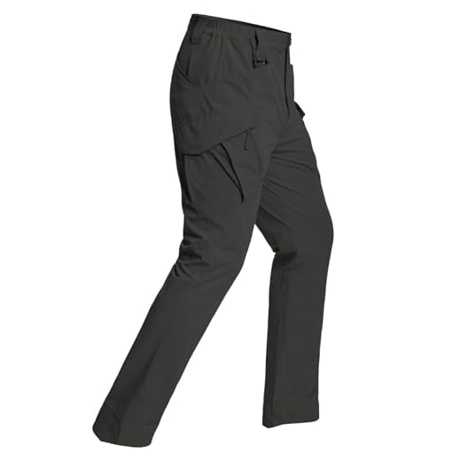 ReFire Gear Breathable Utility Military Pants Men SWAT Cargo Clothing Spring Lightweight EDC Assault Army Combat Trousers Black, 32W x 30L