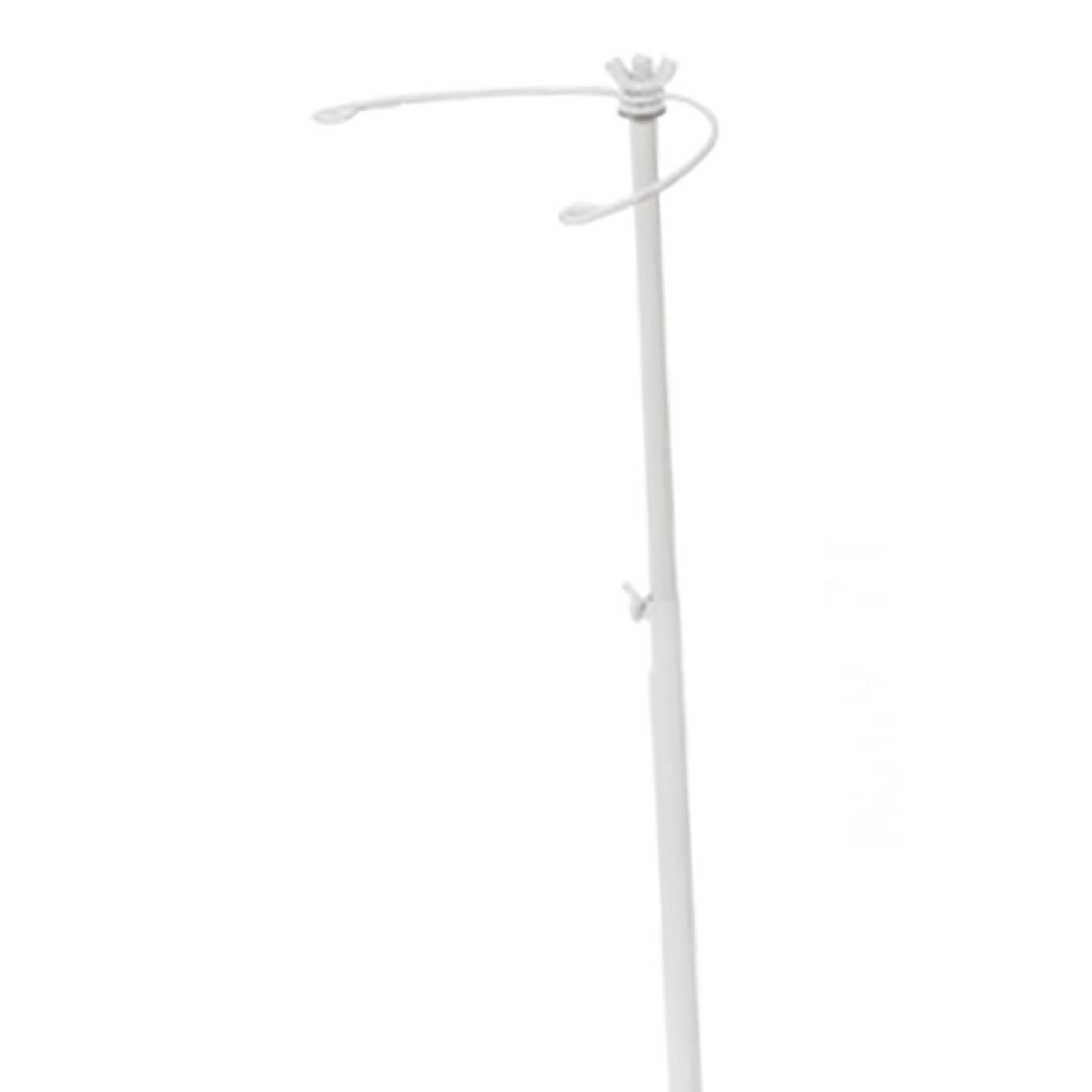 Bouquet Display Ständer Blumenregal Eisen Robuste Fixierung Einstellbare Größe Desktop Halter Wiederverwendbarkeit für Restaurant Wohnzimmer Hochzeit, 32cm bis 60cm, Weiß