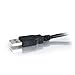 C2G 27330 USB Cable - USB 2.0 A Male to 4-Pin USB Mini-B Cable for Cameras, Epson, HP, Kodak, Minolta, Olympus, and Sony, Black (3 Feet, 0.91 Meters)