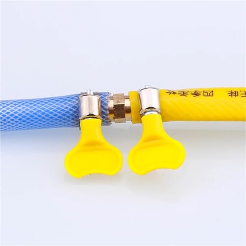 Conector de latón tipo Y de 10mm para mangueras neumáticas y de gas 4