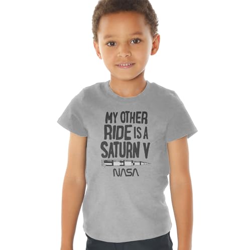 NASA The Race to The Moon Kids T Shirt for Youth Toddler Boys and Girls