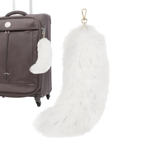 Porte-clés en forme de queue d'animal réaliste jouet cosplay pour sac à main