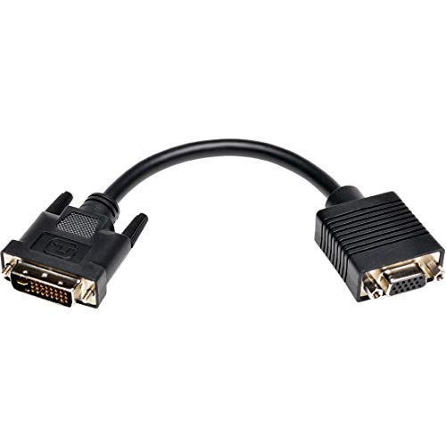 Tripp Lite 8in DVI to VGA Adapter Converter Cable DVI-I Dual Link to HD15 M/F 8" - Display adapter - dual link - HD-15 (F) to DV
