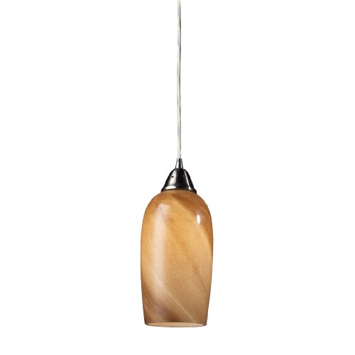 Promo 40% OFF Elk Lighting 31137/1 Sandstone One Light Pendant, Satin Nickel Review Product Elk Lighting 31137/1 Sandstone One Light Pendant, Satin Nickel
