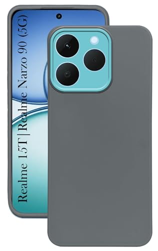 Image of Jkobi Matte Silicone Back Case Cover for Realme 15T | Realme Narzo 90 (Dual Colour |Full Camera Protection | Sleek and Professional)