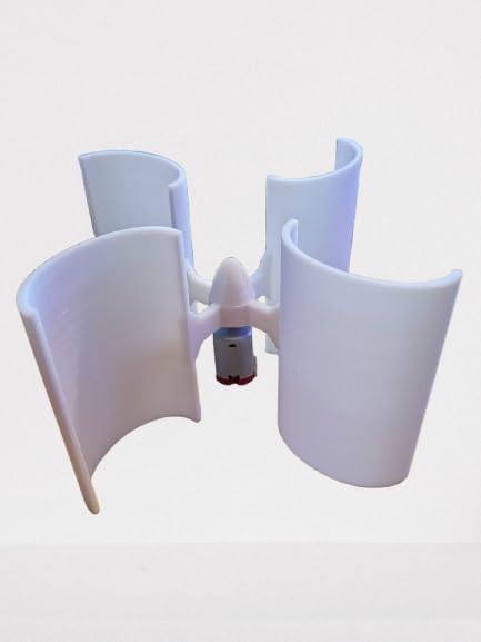Rex® Vertical Axis Wind Turbine with DC Motor for School Science/Physics Projects/Weather Station/STEM Learning and Renewable Energy demonstrations-image-17