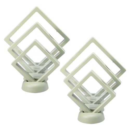 MALUGOGO 6 vitrinas flotantes para joyas con...