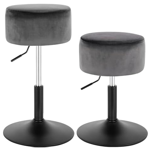WOLTU Adjustable Velvet Bar Stools Set Cover