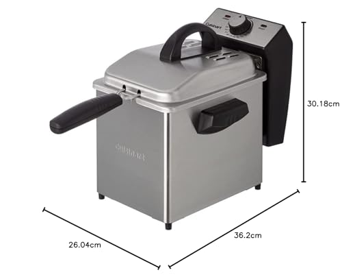 Cuisinart Fritadeira CDF-130, 2 quartos, aço inoxidável - Imagem 4
