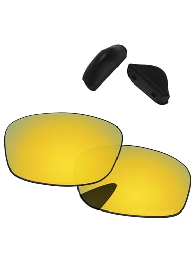 Image of Replacement Lenses & Nose Pads for Oakley Fives Squared(4+1) OO9238 54mm - Precise Fit, UV Block, Impact Resistant