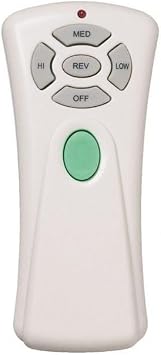 Quorum International 8 Functional Single Fan Remote Control 8-1402
