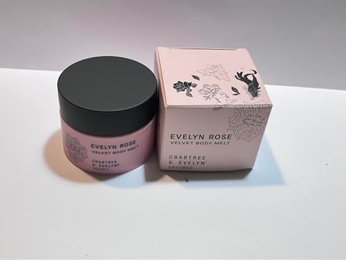 Crabtree & Evelyn Evelyn Rose Velvet Body Melt Travel Size 15ml