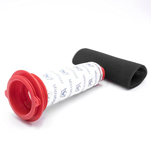 vhbw Jeu de filtres aspirateurs (interne+filtre en mousse) compatible avec Bosch Athlet BBH5 BBH6 BCH5 BCH6 VCH6, remplacement pour 00754176, 00754175