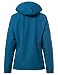 VAUDE Escape Light Regenjacke Damen – wasserdicht, atmungsaktiv und winddicht mit 2-Lagen-Membran, verstaubare Kapuze, 420g leicht - shore blue, 40