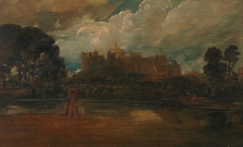 Château de Windsor par Peter De Wint Tableaux Graffiti Art Mural Poster Impression 60x90