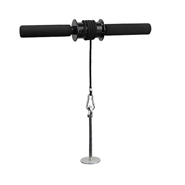 PELLOR Wrist and Forearm Blaster, Wrist Roller & Forearm Roller with Anti-Slip Grip Handles, Forearm Strength Trainer Ideal for Grip Strength, Muscle Building, Rehabilitation