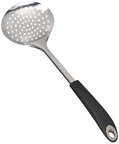 Metaltex Espumadera Inox. 'Royal', Plateado/Rojo, Estandar