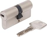 Abus Cilindro Profilato con Funzione NOT e Pericolo EC 550, Argento, Chiave, Lock, Cilindro di Sicurezza a Chiave per Porte, 30/45