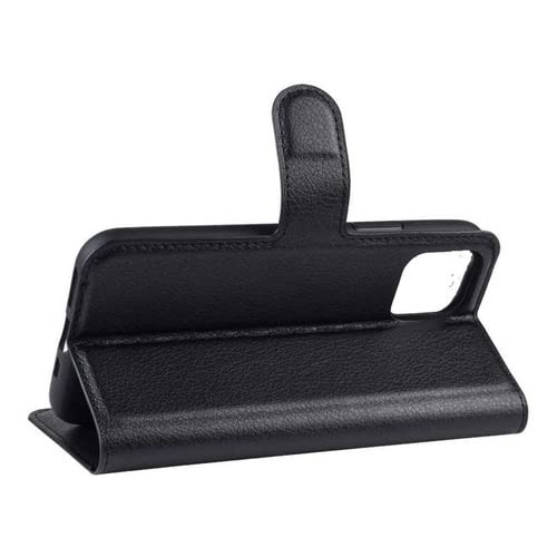 Capa Para iPhone 11 (6.1) Tipo Carteira Preta Porta Cartão