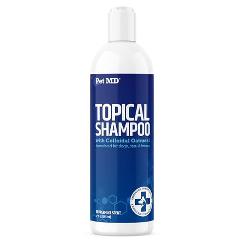 Pet MD TopicalShampoo for Dogs, Cats, & Horses- 12 oz