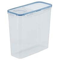 LocknLock Easy Essentials Food Storage with Flip Lid/Airtight Container, BPA Free, 14.3-Cup, Clear