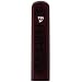 Wood Mezuzah Case Dark Brown with Laser Cut Jerusalem Design 15 Centimeters