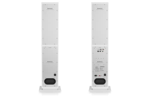 Audio Pro A48 Wireless Floorstanding Speakers | Wifi, Hifi, Multiroom Home Entertainment Stereo| Supreme Sound Quality For Music & Movies | White #TOP1