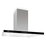 SMART: Die Klarstein Madonna ist eine repräsentative Inselhaube mit Energieeffizienzklasse B, drei Leistungsstufen und 500 m³/h Abluftleistung.