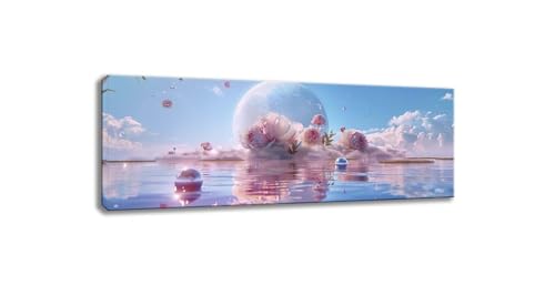 Broderie Diamant Kit Complet pour Salon | Peinture Diamant Fleurs Lune 80x240