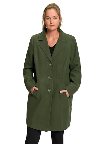 Manteau femme chic coupe droite mi-longue Ulla Popken