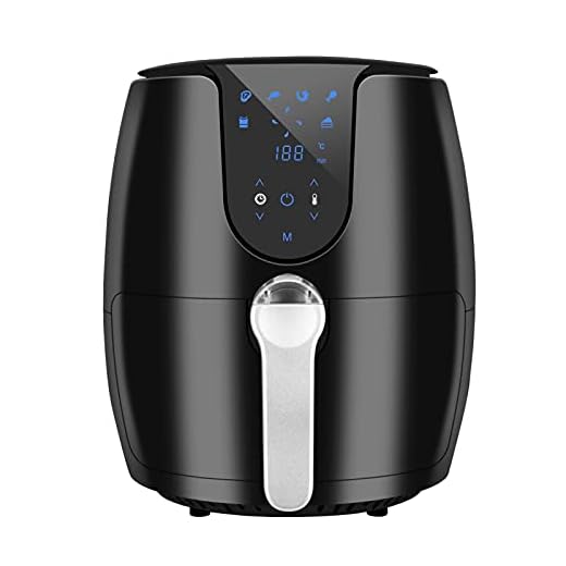 Freidora sin Aceite, 3,5L Freidora de Aire Caliente con 6 Programas, Air Fryer con Temperatura y Temporizador Ajustable, Cesta Antiadherente, Libre de BPA