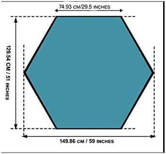 Klassy Foldable Play Tent - Safe, Large and Lightweight for Indoor & Outdoor with Shade Cover and 100% Mosquito Protection net (Turquoise) 6 31XwW3Z30pL. AC