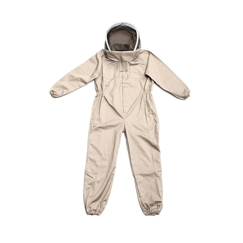 Ropa corporal antiabejas en una pieza con guantes XL para el cuidado diario