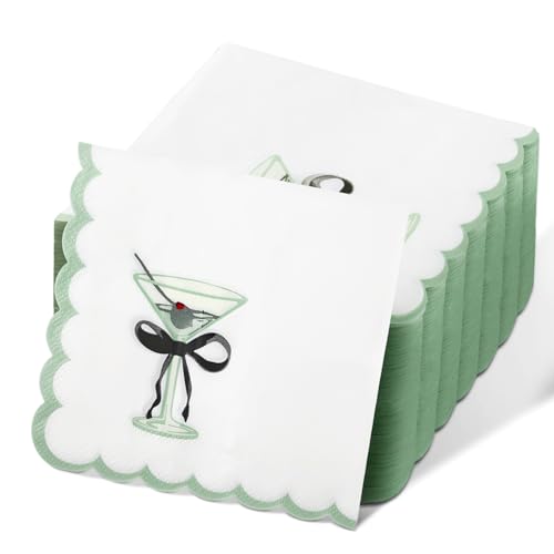 Martini Cocktail Napkins, 100 Pcs