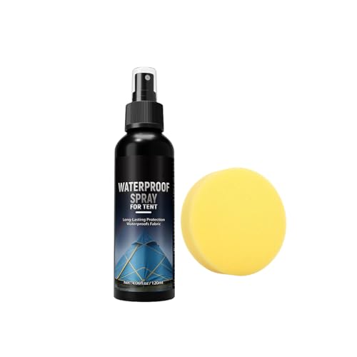 Aerosol para impermeabilización de tiendas de campaña | Protección compacta, segura y suave - Spray impermeabilizante para textiles | para muebles, marina, alfombra, sofá, lluvia, terraza