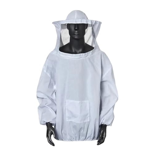 Combinaison apiculteur blanche avec voile et chapeau de protection pour outils apicoles