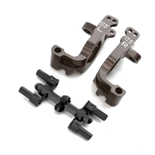 Moyeu en C 17,5° Kyosho MP9 MP10 1/8 aluminium CNC IFW474 2 pièces