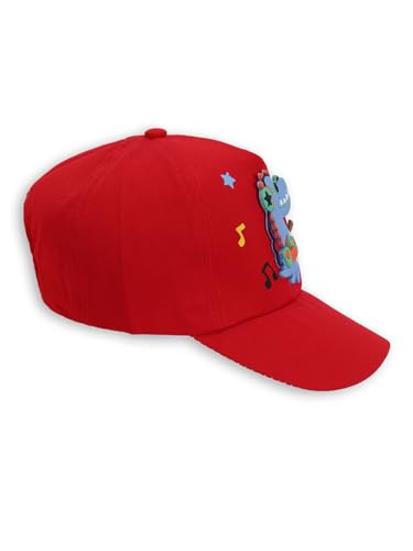 Image of PASSION PETALS Summer Dino Rockstar Baseball Cap for Kids Boys and Girls 2-4Years