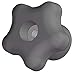 Star Knob, 1 3/4 in, Thru, Lock, 1/4-20