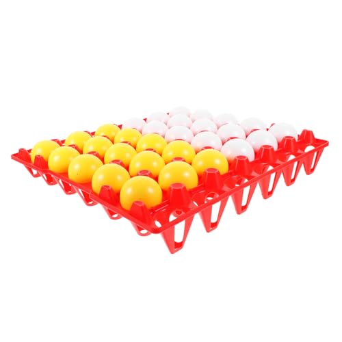 KOMBIUDA 1 Set Five Row Party Game for Interactive Table Tennis Chess Educational Plaything with Balls for Family Gatherings and Fun Activities