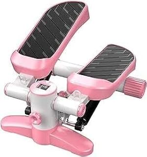 Steppers for Exercise, Mini Stair Stepper with Res Stepper Exercise Machine For Home Portable Stepper Multifunctional Fitness Stepper Adjustable Silent Fitness Step Jogging Non-Slip Pedal With Lcd Dis
