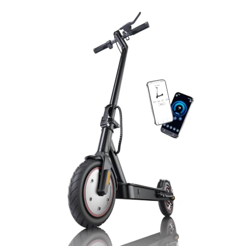 Image of Electric Scooter - Electric Scooter Adults, 500W /1000W /1200W Motor, 18 /21 /25 MPH, 21 /28 Miles Max Range, APP Control, Double Braking Systems, 8.5 inch /10 inch Tire, Foldable E-Scooter
