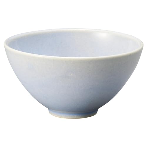 丸伊製陶 信楽焼 へちもん 茶碗 ご飯茶碗 直径約11cm レイ ブルー MR-3-4517