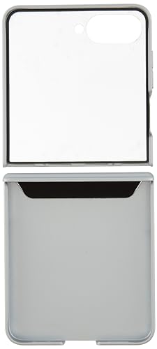 Image of Kapa Ultra Thin Back Cover for Galaxy Z Flip7 / Z Flip 7 | with [Magnetic Hinge Protection] and Inbuilt Glass Window Protection (Silver)